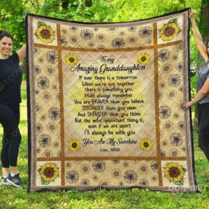 Quilt  Granddaughters  You Are My Sunshine Baby  Love Nana  Quilt